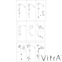 Vitra - Vitra Origin Classic Duş Kolonu