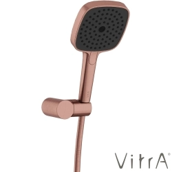 Vitra - Vitra Prime Square 3F El Duşu Takımı, Fırçalı Bakır - A4592524