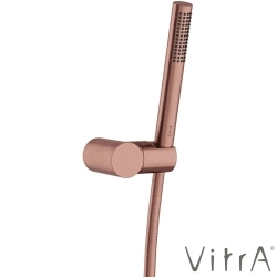Vitra - Vitra Prime Round Stick El Duşu Takımı, Fırçalı Bakır - A4592624