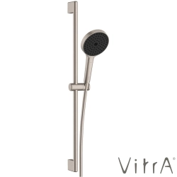 Vitra - Vitra Prime Round 3F Sürgülü El Duşu Takımı, Fırçalı Nikel - A4592734