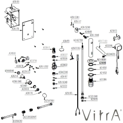 Vitra - Vitra Origin Fotoselli Lavabo Bataryası (Çift Su girişli, Elektrikli)