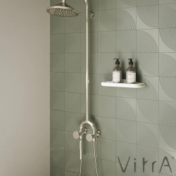 Vitra - Vitra Liquid Manyetik El Duşlu, Duş Kolonu ve Termostatik Duş Bataryası Sistemi