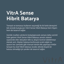 Vitra - Vitra Sense Hybrid Spiralli Eviye Bataryası (Elektrikli)