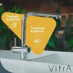 Vitra - Vitra Sense Hybrid Spiralli Eviye Bataryası (Pilli)
