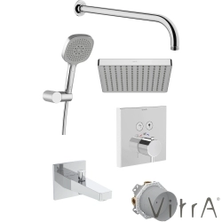 Vitra - Vitra AquaHeat AquaControl Square Ankastre Termostatik Banyo Seti
