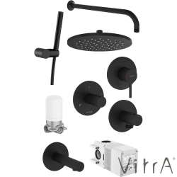 Vitra - Vitra Origin Ankastre Duş Seti, Mat Siyah