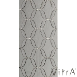 Vitra - Vitra 30x60 Ethereal Açık Gri Platin Geometrik Dekor Parlak - K08222200001VTE0