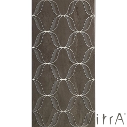 Vitra - Vitra 30x60 Ethereal Gri Platin Geometrik Dekor Parlak - K08223300001VTE0