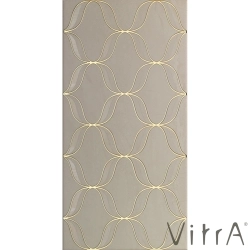 Vitra - Vitra 30x60 Ethereal Açık Bej Altın Geometrik Dekor Parlak - K08225500001VTE0