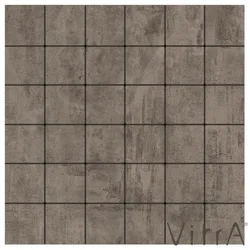 Vitra - Vitra 5x5 Metro Açık Kahve Kesme Mozaik R10B Rektifiye (0,63 m2 fiyatı)