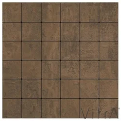 Vitra - Vitra 5x5 Metro Kahve Lappato R9 Rektifiye (0,63 m2 fiyatı)