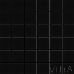 Vitra - Vitra 5x5 Miniworx RAL 0001500 Siyah Mozaik Mat