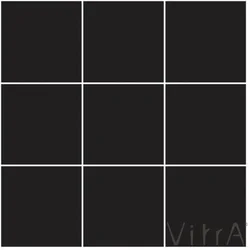 Vitra - Vitra 10x10 Miniworx RAL 0001500 Siyah Mozaik Mat