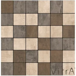 Vitra - Vitra 5x5 Metro Mix 1 Kesme Mozaik R10B Rek (NF) Rektifiye (0,63 m2 fiyatı)