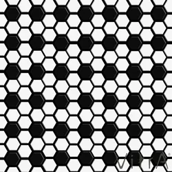 Vitra - Vitra 2.5x2.5 Hexagon Beyaz Mix Mat