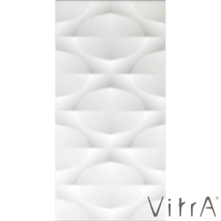 Vitra - Vitra 30x60 Millenium Beyaz Dalgalı Dekor Mat - K92743100001VTE0