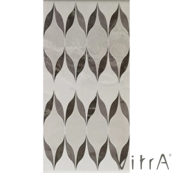 Vitra - Vitra 30x60 Ethereal Gri Geometrik Mix Dekor Parlak - K92797600001VTE0