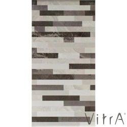 Vitra - Vitra 30x60 Ethereal Gri Çizgili Mix Dekor Parlak - K92805000001VTE0