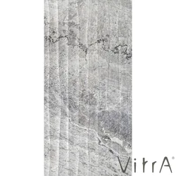 Vitra - Vitra 30x60 Versus Gri Dalga Dekor Parlak (1,08 m2 fiyatı)