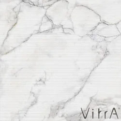 Vitra - Vitra 80x80 Calacatta Beyaz Rigato Dekor Mat Rektifiye (1,28 m2 fiyatı)