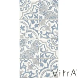 Vitra - Vitra 30x60 CraftMix Mavi Scored Artisan Dekor Patchwork Parlak (1,08 m2 fiyatı)