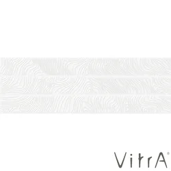 Vitra - Vitra 33x100 Metamarmo Parlak Beyaz Küçük Dalga Dekor Rektifiyeli (1,32 m2 fiyatı)