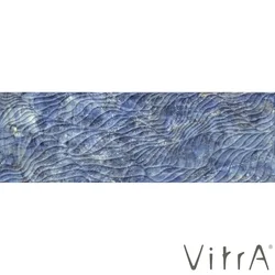 Vitra - Vitra 33x100 Metamarmo 3D Büyük Dalga Dekor Parlak Mavi Rektifiyeli (1,32 m2 fiyatı)