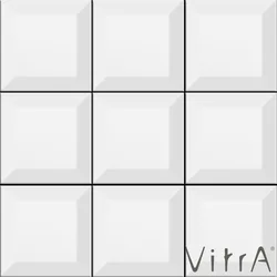 Vitra - Vitra 10x10 Miniworx RAL 9016 Beyaz Metro Parlak (0,81 m2 fiyatı)