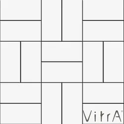 Vitra - Vitra 5x10 Miniworx RAL 9016 Beyaz Crosshatch Mat