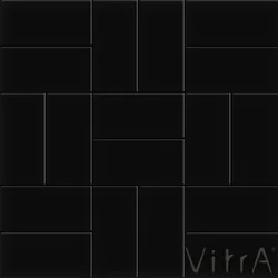 Vitra - Vitra 5x10 Miniworx RAL 0001500 Siyah Crosshatch Parlak