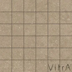 Vitra - Vitra 5x5 Newcon Taupe Kesme Mozaik Lappato R9 Rektifiye (0,63 m2 fiyatı)