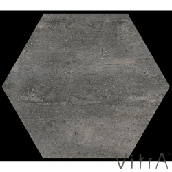 Vitra - Vitra 21x24 Ash and Burn Acı Kahve Hexagon Mat - K94607600001VTE0