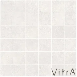 Vitra - Vitra 5x5 Urbancrete Beyaz Kesme Bordür Mat Rektifiye (0,72 m2 fiyatı)