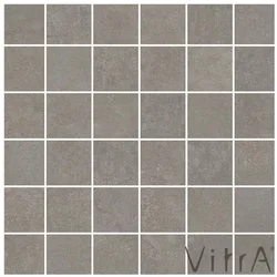 Vitra - Vitra 5x5 Urbancrete Koyu Grej Kesme Bordür Mat Rektifiye (0,72 m2 fiyatı)