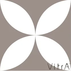 Vitra - Vitra 15x15 Retromix Sıcak Daire Negatif Large (0,25 m2 fiyatı)