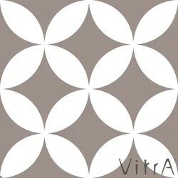 Vitra - Vitra 15x15 Retromix Sıcak Daire Negatif Medium (0,25 m2 fiyatı)
