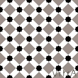 Vitra - Vitra 15x15 Retromix Sıcak Yıldız Small (0,25 m2 fiyatı)