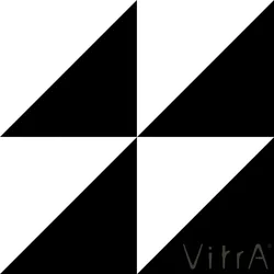 Vitra - Vitra 15x15 Retromix Siyah Beyaz Üçgen Medium (0,25 m2 fiyatı)