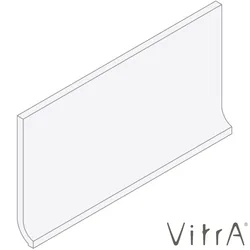 Vitra - Vitra 10x20 RAL 9016 Beyaz Kenar Dönüş Parçası Sit-In Mat KDI1020 (1 adet fiyatı)