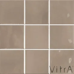Vitra - Vitra 10x10 Retromix Kil Bej Parlak (NF)