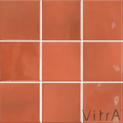 Vitra - Vitra 10x10 Retromix Terra Rossa Parlak (NF)
