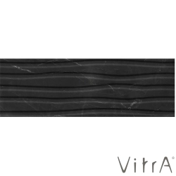 Vitra - Vitra 30x90 B&W Star XL Yeni Siyah Dekor Parlak Rektifiye (1,08 m2 fiyatı)