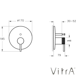 Vitra - VitrA Origin Aura Ankastre Banyo Bataryası (V-Box Sıva Üstü Grubu)