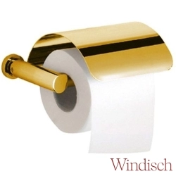 Windisch - Windisch Lisa Kapaklı Tuvalet Kağıtlığı, Altın - 85451-O