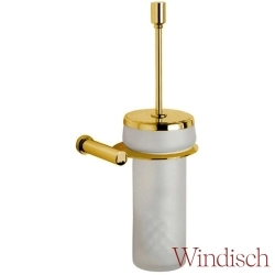 Windisch - Windisch Lisa Tuvalet Fırçalığı, Altın (Duvardan, Altın + Cam) - 89430M-O