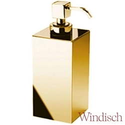 Windisch - Windisch Square Metal Sıvı Sabunluk, Altın (Tezgah Üzeri) - 90419-O