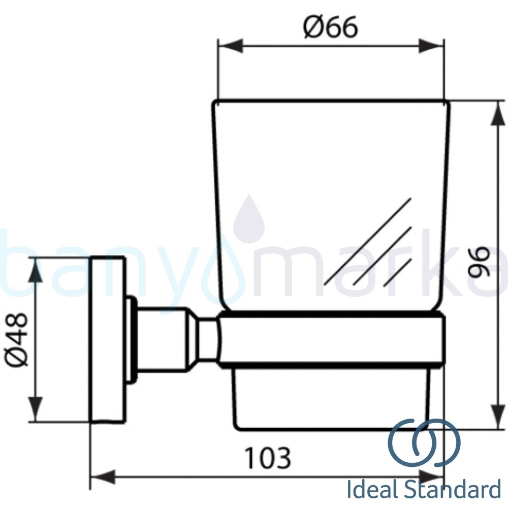 Ideal Standard IOM Planchet | A9124AA | Technische Unie | 4683744
