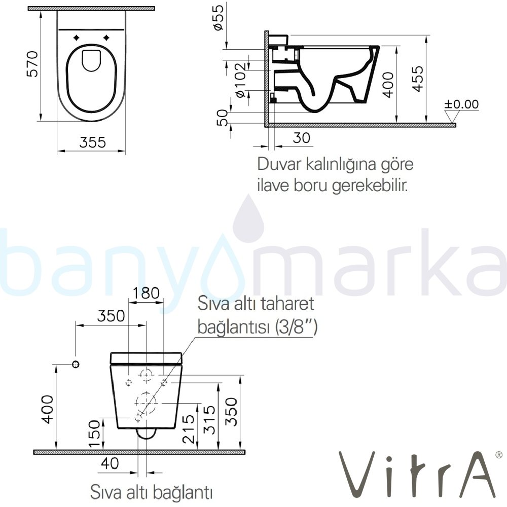 Vitra Nest Asma Klozet 5176B003-1684