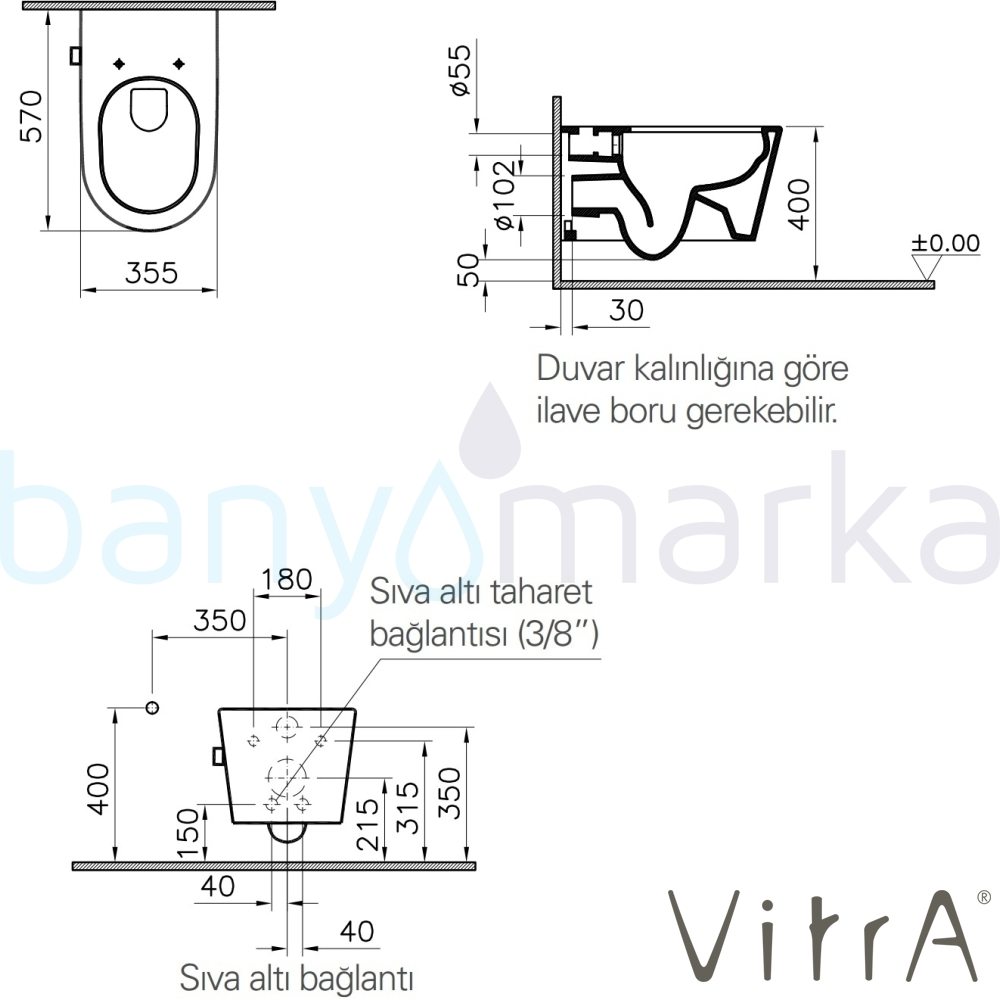 Vitra Nest Asma Klozet 5176B003-1687