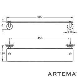 Artema - Artema Minimax Etajer, Krom